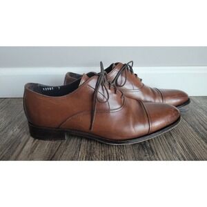 To Boot New York Men’s Brandon Brown Leather Cap Toe Oxfords 12981 - Size 7